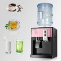 Fichiouy 5 Gallon Electric Hot&Cold Water Cooler Dispenser Freestanding Top Loading Home Office Rose Gold