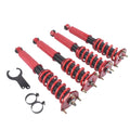 GELUOXI Front Rear Coilover Spring and Shock Assembly for Toyota Supra Hatchback 1986-1992 Red 4Pcs