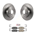 Transit Auto - Rear Disc Brake Rotors And Ceramic Pads Kit For Nissan Altima Sentra K8A-100973