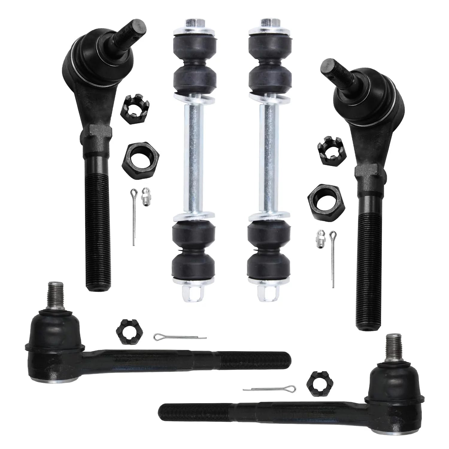 Detroit Axle - 2WD Front Sway Bars + Inner Outer Tie Rods Replacement for Ford Expedition F-150 F-250 Lincoln Navigator Blackwood - 6pc Set Fits select: 1997-2003 FORD F150