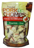 Pork Chomps Knotz Knotted Pork Chew - Bacon Flavor [Dog, Treats Packaged] Mini - 12 Count - (2-3 Chews)