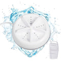 Jahy2Tech Portable Ultrasonic Clothes Washer Handheld Travel Washing Machine USB Powered White Easy to Use