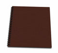 3dRose Textile Pattern Like Brown Leather - Drawing Book, 8 by 8-inch