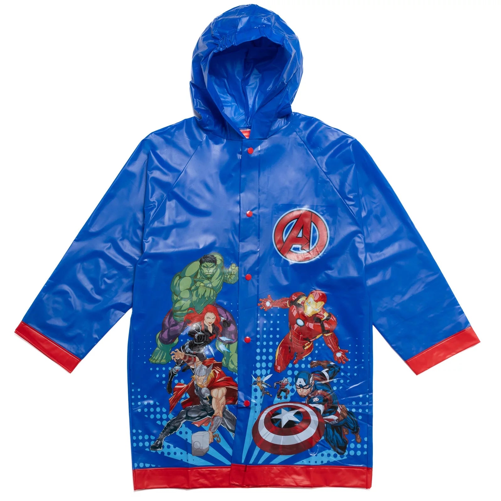 Marvel Avengers Iron Man Thor Captain America Little Boys Waterproof Rain Jacket Toddler to Big Kid