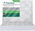 Filterbuy 21x23x1 MERV 8 Pleated HVAC AC Furnace Air Filters (6-Pack)