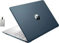 HP 15.6 HD Everyday Laptop, Intel Pentium Silver N5030, 32GB RAM, 1TB PCIe SSD, Intel UHD Graphics 605, Island-Style Keyboard, Fast Charge, HD Camera, Win 11, Blue, Hotface 32GB USB Card