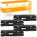 Toner H-Party CB436 36A 36a toner Compatible Toner Cartridge for LaserJet P1005 P1006 P1505 P1505N P1100 P1102 P1102W P1102WHP Printer (Black£¬4 Pack£¬2000 Pages)