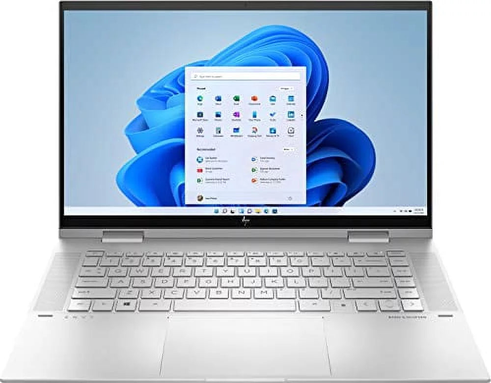 HP 2023 Envy X360 15.6 FHD IPS Touchscreen 2-in-1 Laptop Intel Quad-Core i7-1195G7 Iris Xe Graphics 32GB DDR4 1TB NVMe SSD HDMI Thunderbolt4 WiFi AX BT Backlit KB Windows 11 Pro w/RE USB
