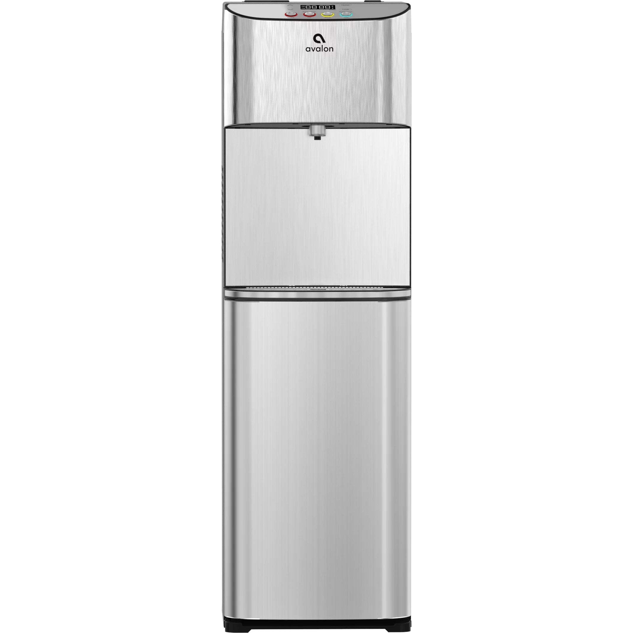 Avalon Electronic Bottom Loading Water  Water Dispenser - 3 Temperatures, Hot, Cool & Cold, Digital Clock with Temperature Control, Durable Stainless Steel Cabinet, Self Cleaning, Stainless Steel
