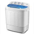 SYTHERS 13lbs Semi-Automatic Washing Machine 8lbs Washer Compact Laundry Machine with 5lbs Spinner and Drain Pump for Dorms Apartments