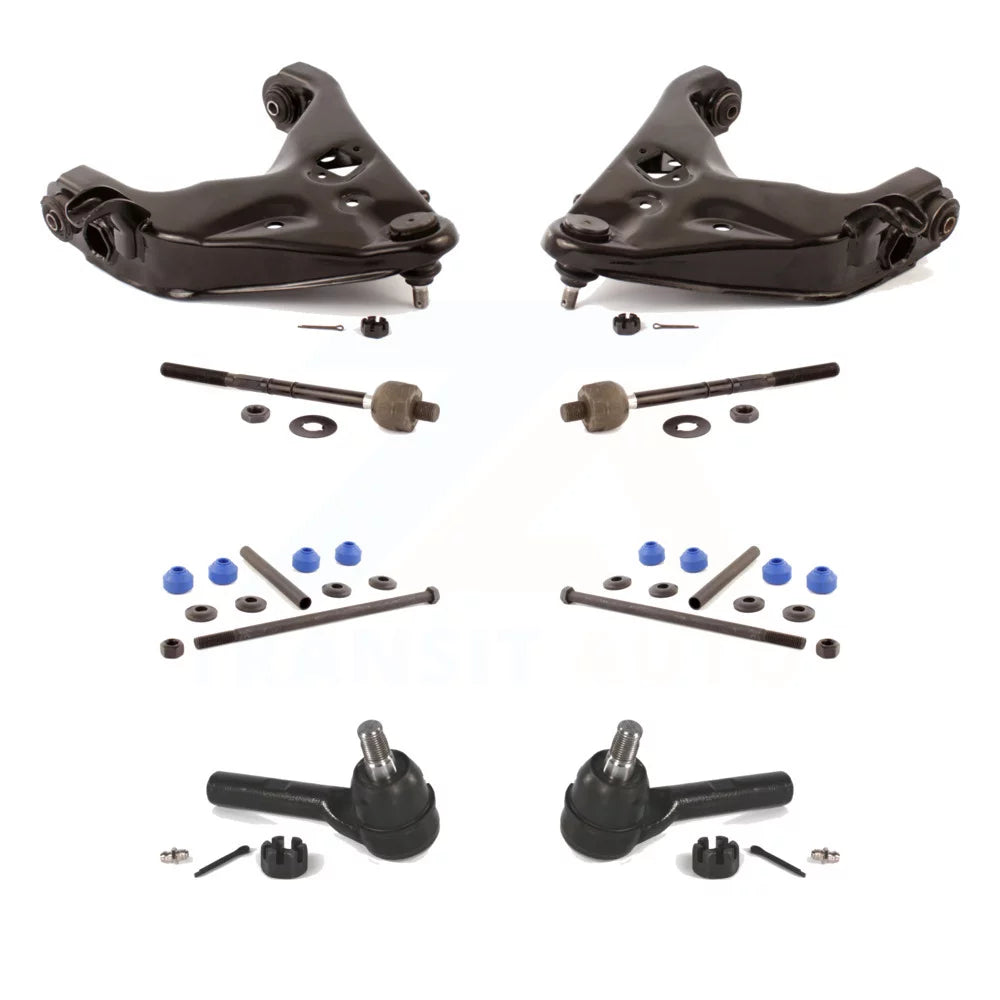 Front Suspension Control Arm And Ball Joint Assembly Steering Tie Rod End Stabilizer Bar Link Kit (8Pc) For 2001-2005 Ford Explorer Sport Trac KTR-100380