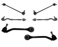Front Control Arms Tie Rods Sway Bar Links 6pc Fits 2004-2010 BMW X3