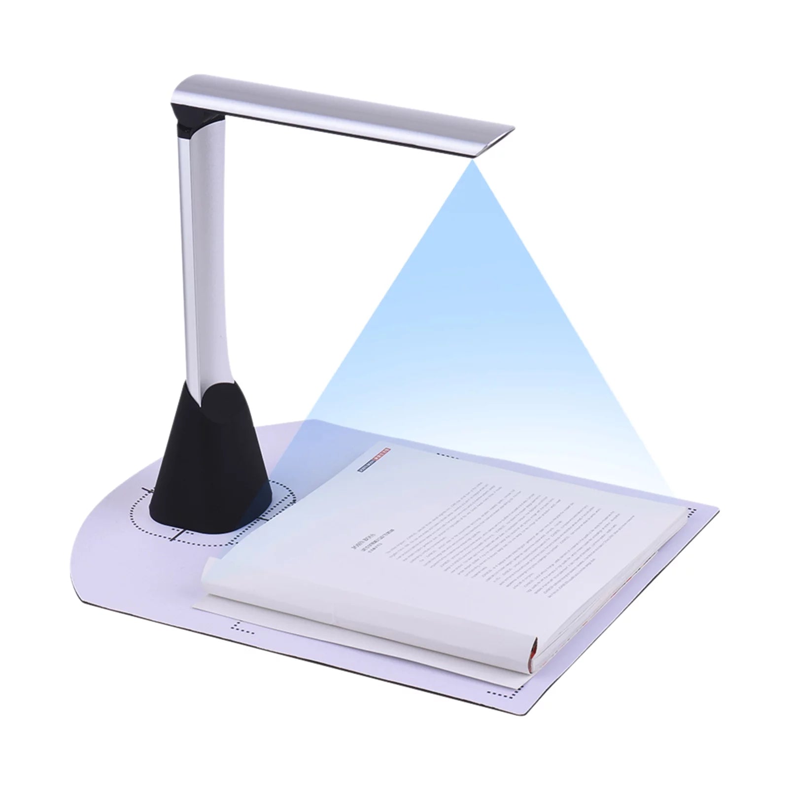 Mewmewcat Portable High Speed USB Book Image Document   5 -pixel HD High-Definition Max. A4 Scanning Size with OCR Function   for Classroom Office Library Bank