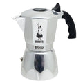 Bialetti, Brikka 4 Cup, Stove Top Espresso Coffee Maker, with Presurized Crema Valve