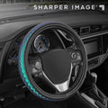 BDK  Iridescent Wave Car Steering Wheel Cover  with Holographic Prism Design, Fits Between 14.5-15¡±