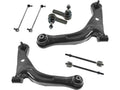 Front Control Arm Sway Bar Link Tie Rod Kit 8 Piece - Compatible with 2010 - 2012 Ford Escape 2011