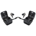 Restored 2 Pack JLab JBuds Air Executive True Wireless Bluetooth Earbuds with Charging Case - Black - (Refurbished)
