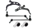 Front Control Arm Ball Joint Sway Bar Link Kit 6 Piece - Compatible with 2010 - 2012 Ford Taurus 2011