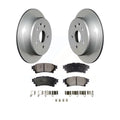Transit Auto - Rear Coated Disc Brake Rotors And Semi-Metallic Pads Kit For Lexus IS250 KGF-101448