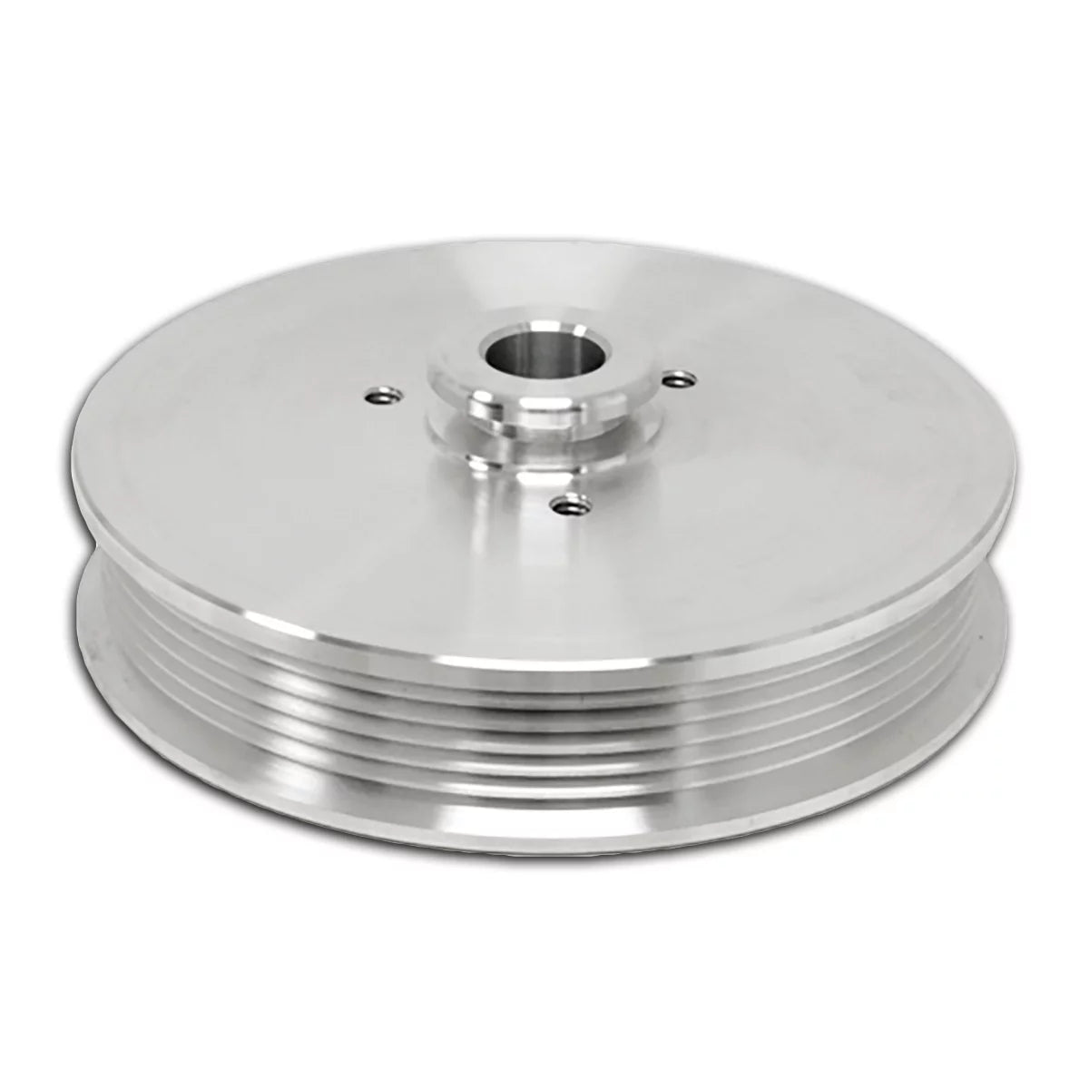 Fits 1979-1993 Ford Mustang 5.0L 6 Groove Power Steering Pulley Billet Chrome