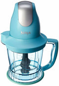 Restored Ninja Storm Food Processor Blender QB751Q Master Bowl 450W Motor Power Turquoise (Refurbished)