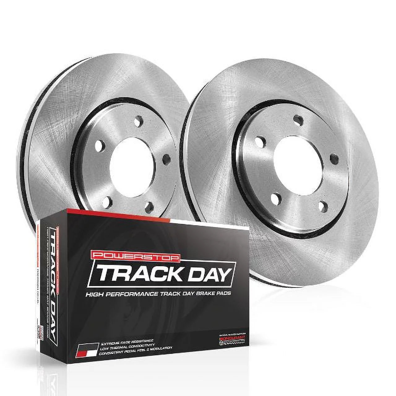 Power Stop Rear Track Day Brake Pad and Rotor Kit TDBK1563 Fits 2007 Chevrolet Corvette