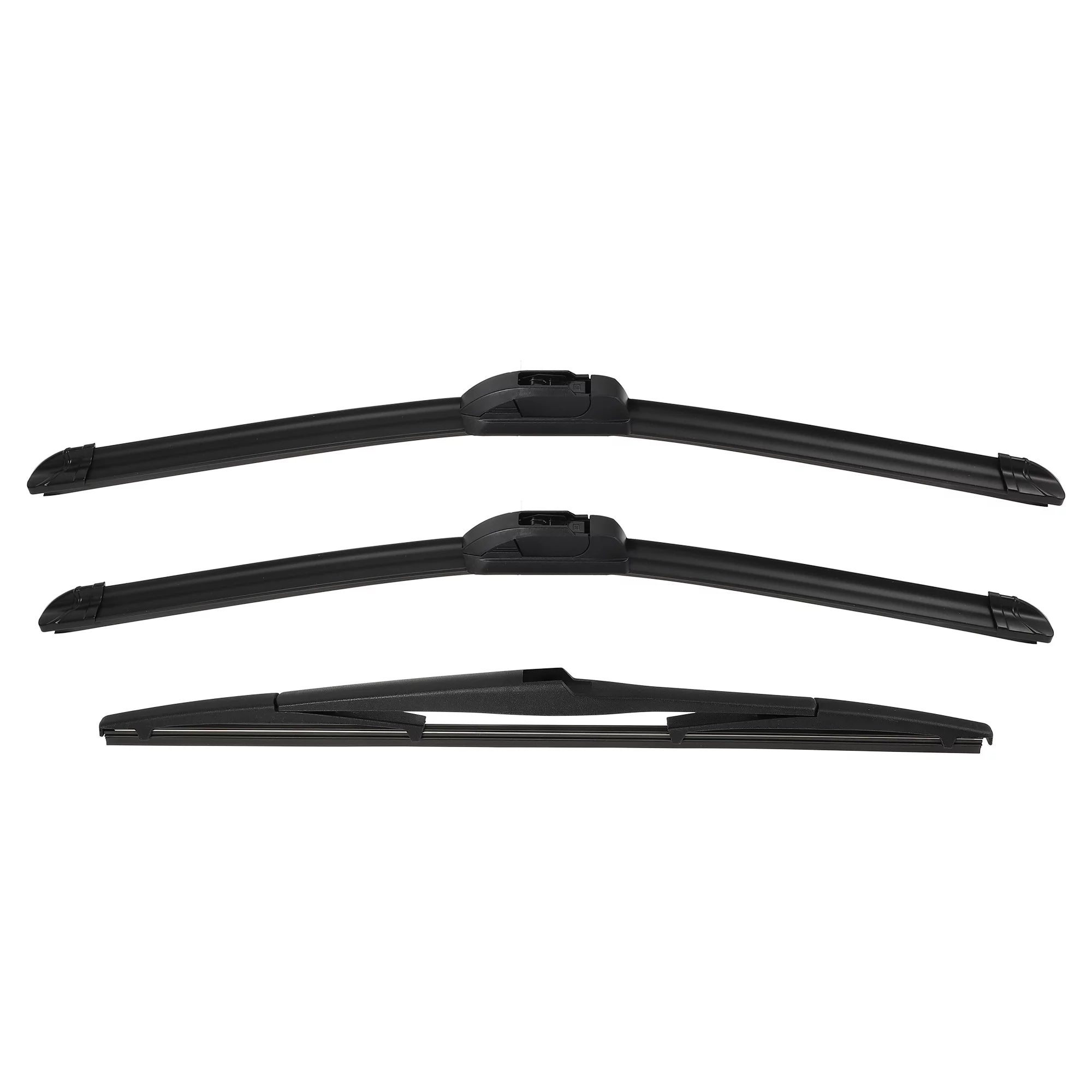Unique Bargains 1 Set Front Rear Windshield Wiper Blade Fit for Lexus GX470 2003-2009 Black