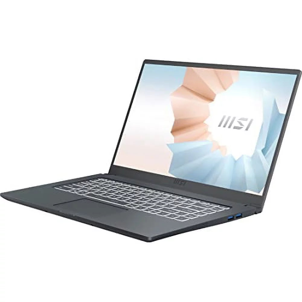 MSI Modern 15A Thin and Light Daily Laptop: 15.6 FHD 1080p, Intel Core i7-1195G7, Intel Iris Xe, 8GB, 1TB SSD, Win10, Carbon Gray (A11MU-652)