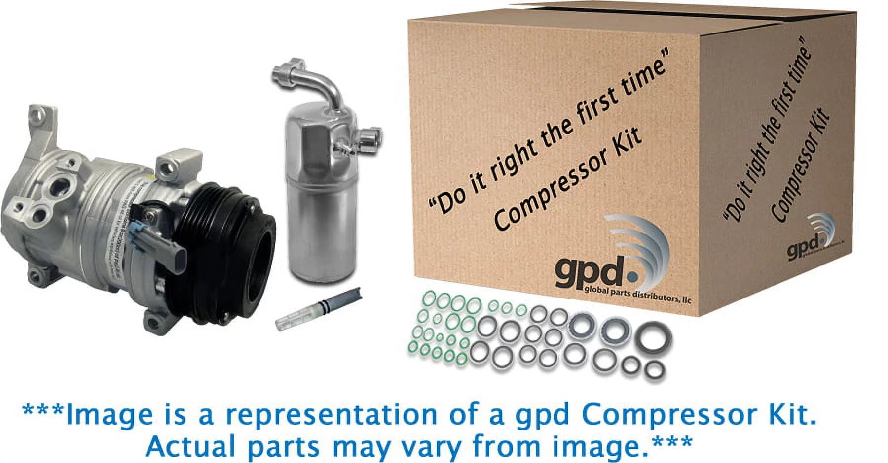 Global Parts Distributors 9622945 Compressor Kit Fits select: 2000-2006 JEEP WRANGLER / TJ