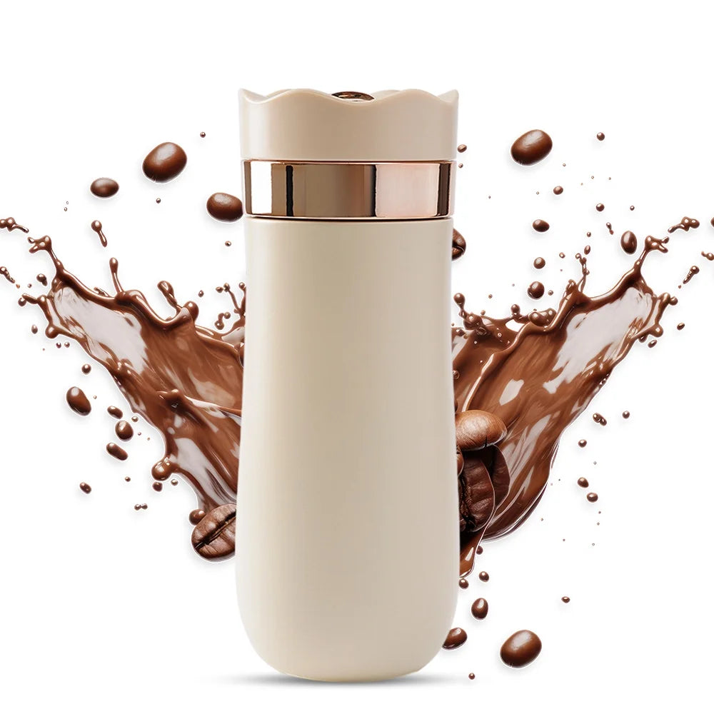 Arealer French press,Press 320ml/11oz Stainless No Leak Brew 320ml/11oz Stainless Steel Portable French Press And Tea Leaves Use No Leak Coffee Maker Wall Coffee Stainless Steel Wall Coffee Press