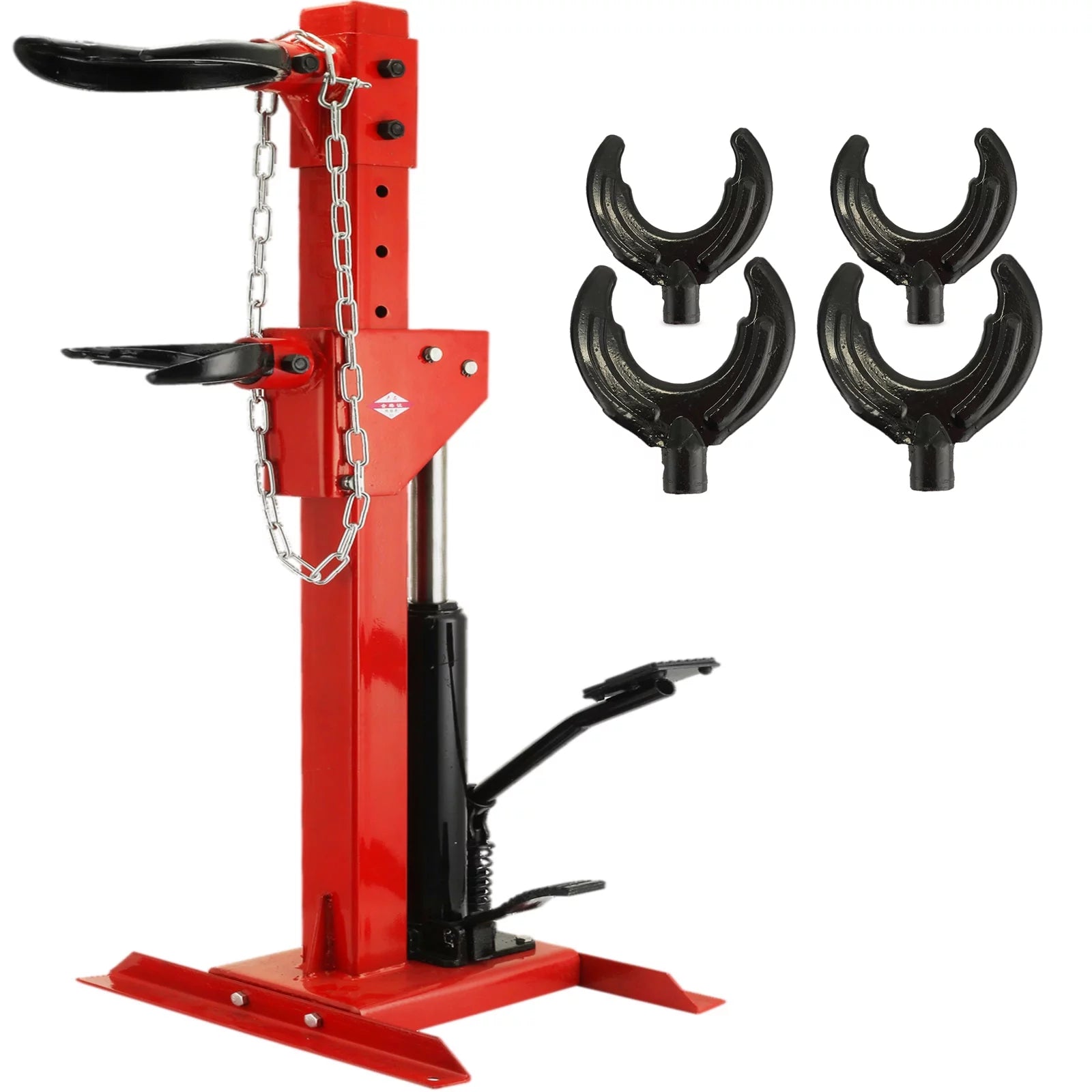 BENTISM 3 Ton Capacity Strut Compressor 6600LBS Auto Strut Coil Spring Compressor with 4 Snap Joints Air Hydraulic Tool for Car Repairing and Strut Spring Removing