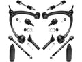 Front Control Arm Ball Joint Tie Rod and Sway Bar Link Kit - Compatible with 2007 - 2013 GMC Sierra 1500 2008 2009 2010 2011 2012