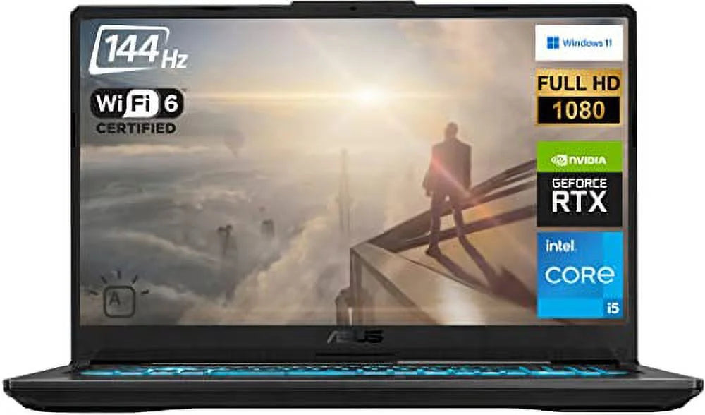 ASUS Newest TUF 17.3 Gaming Laptop, 144Hz FHD 1080p Display, Intel Core i5-11260H (6 cores), GeForce RTX 3050, 32GB RAM, 1TB PCIe SSD, HDMI, WiFi 6, RGB Keyboard, Win 11 Home, Eclipse Grey