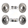 Transit Auto - Front Rear Ceramic Pads And Disc Brake Rotors Kit For 2017-2019 Nissan Sentra Turbocharged K8A-106779