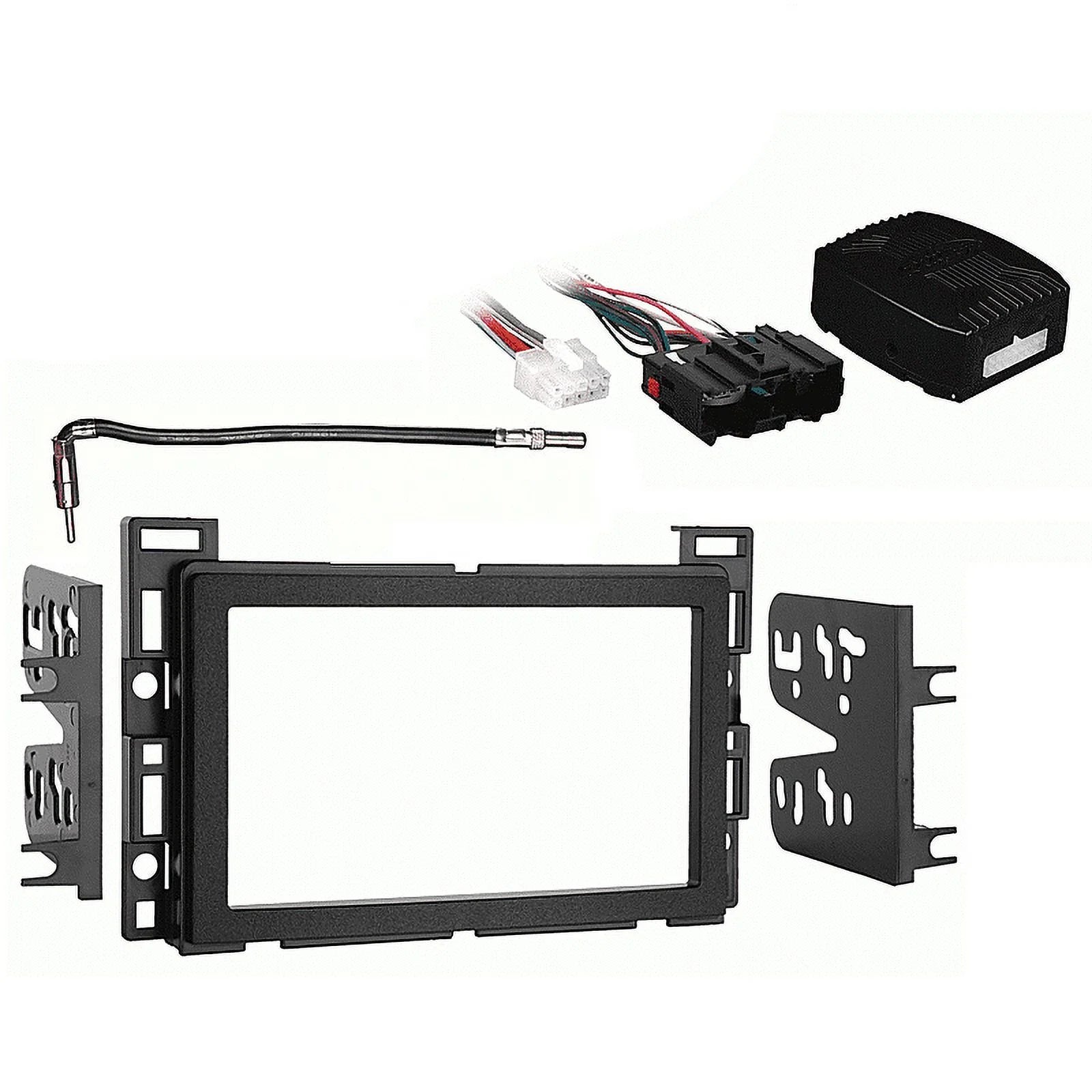 Fits Saturn Vue 2006-2007 Double DIN Stereo Harness Radio Install Dash Kit