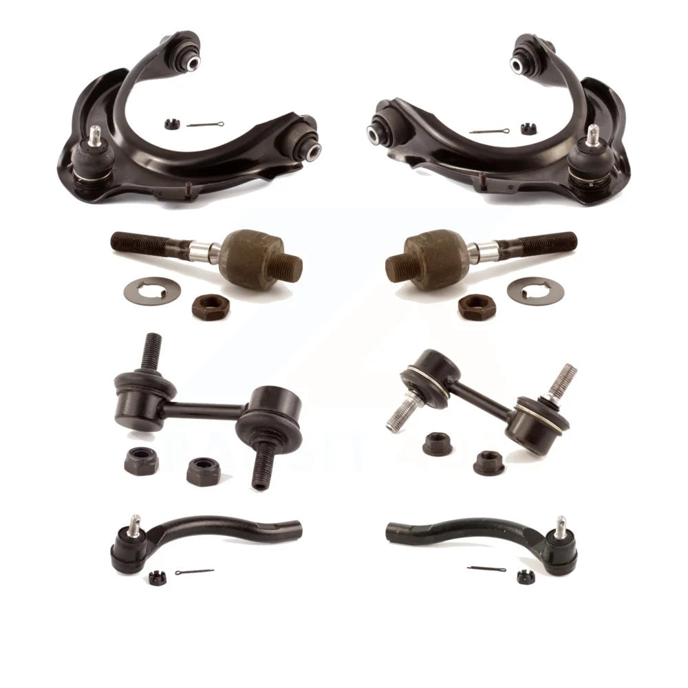 Front Suspension Control Arm And Ball Joint Assembly Steering Tie Rod End Stabilizer Bar Link Kit (8Pc) For Honda Accord Acura TSX KTR-100641