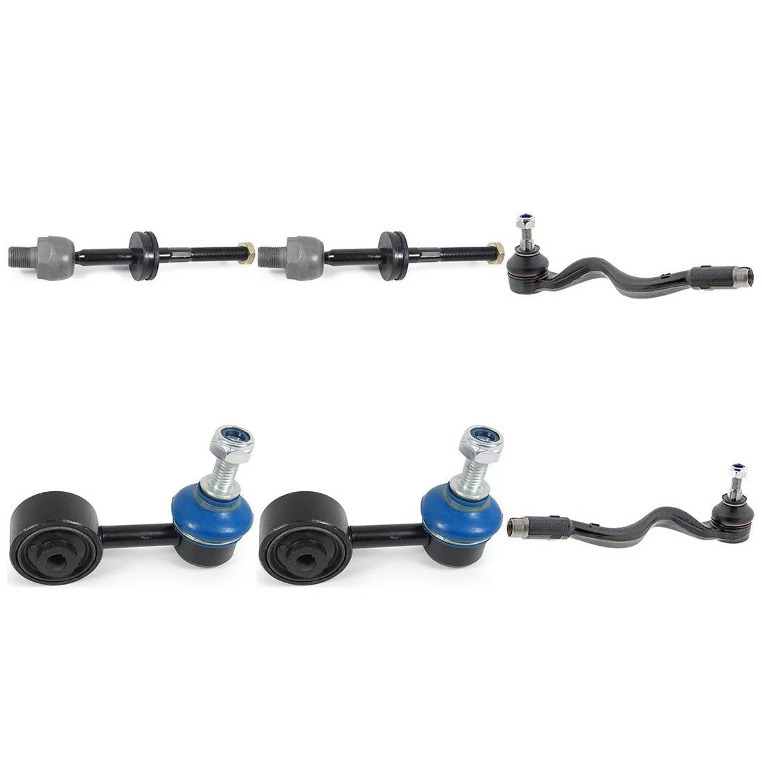 Mevotech 6pcs Front Steering Tie Rod End Sway Bar Link For 1992-1995 BMW 320i