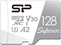 Silicon Power 128GB Superior Micro SDXC UHS-I (U3), V30 4K A2, High Speed MicroSD with Adapter
