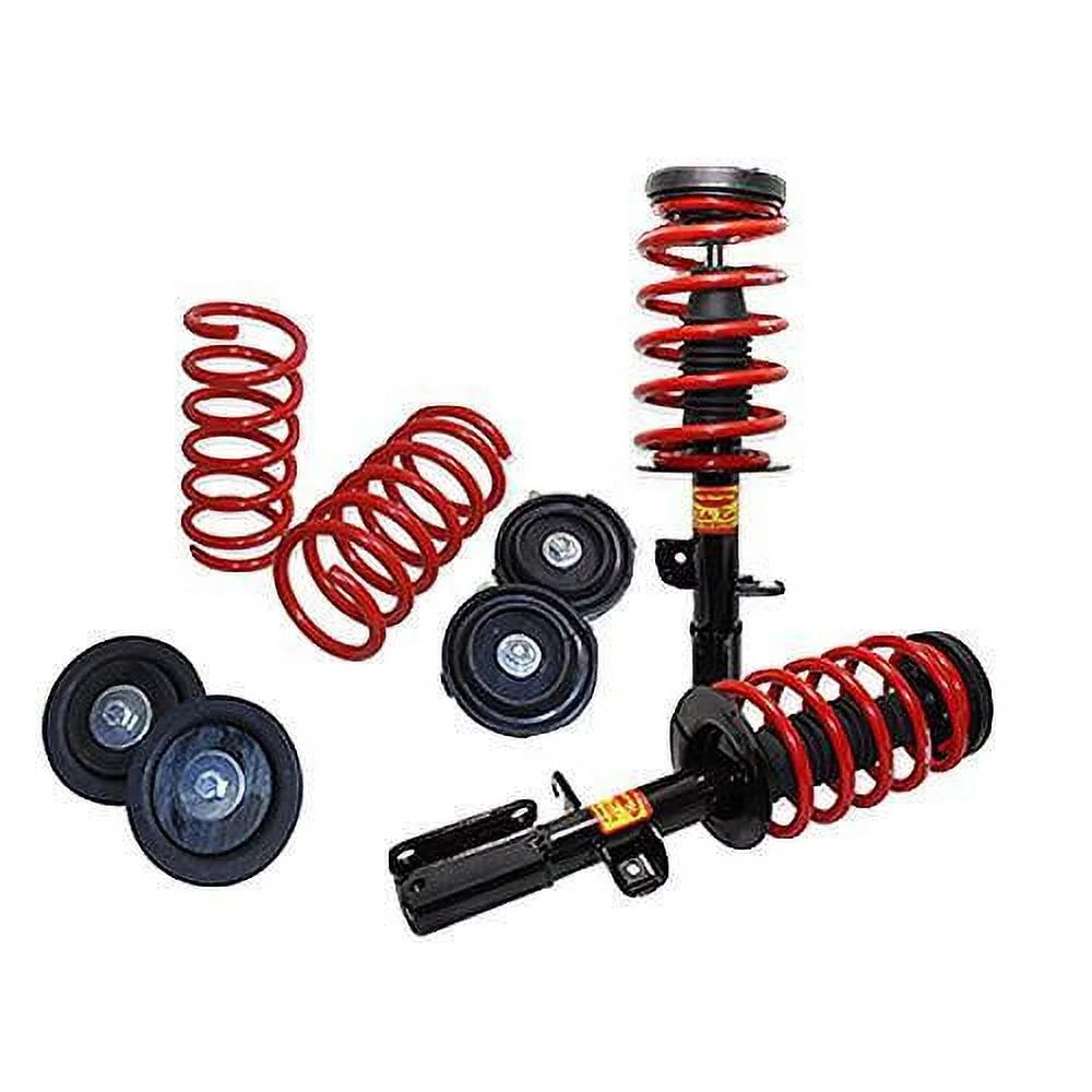 2000-2006 BMW-Compatible X5 4.4i and 4.8L 4-Wheel Air Suspension Conversion/Delete Kit (BB14GB2)