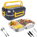 Paddsun  Food Grade Material Leak Proof Cover 110V/12V Electric Lunch Box Food Heater Warmer for Adults and Kids Easy to Clean