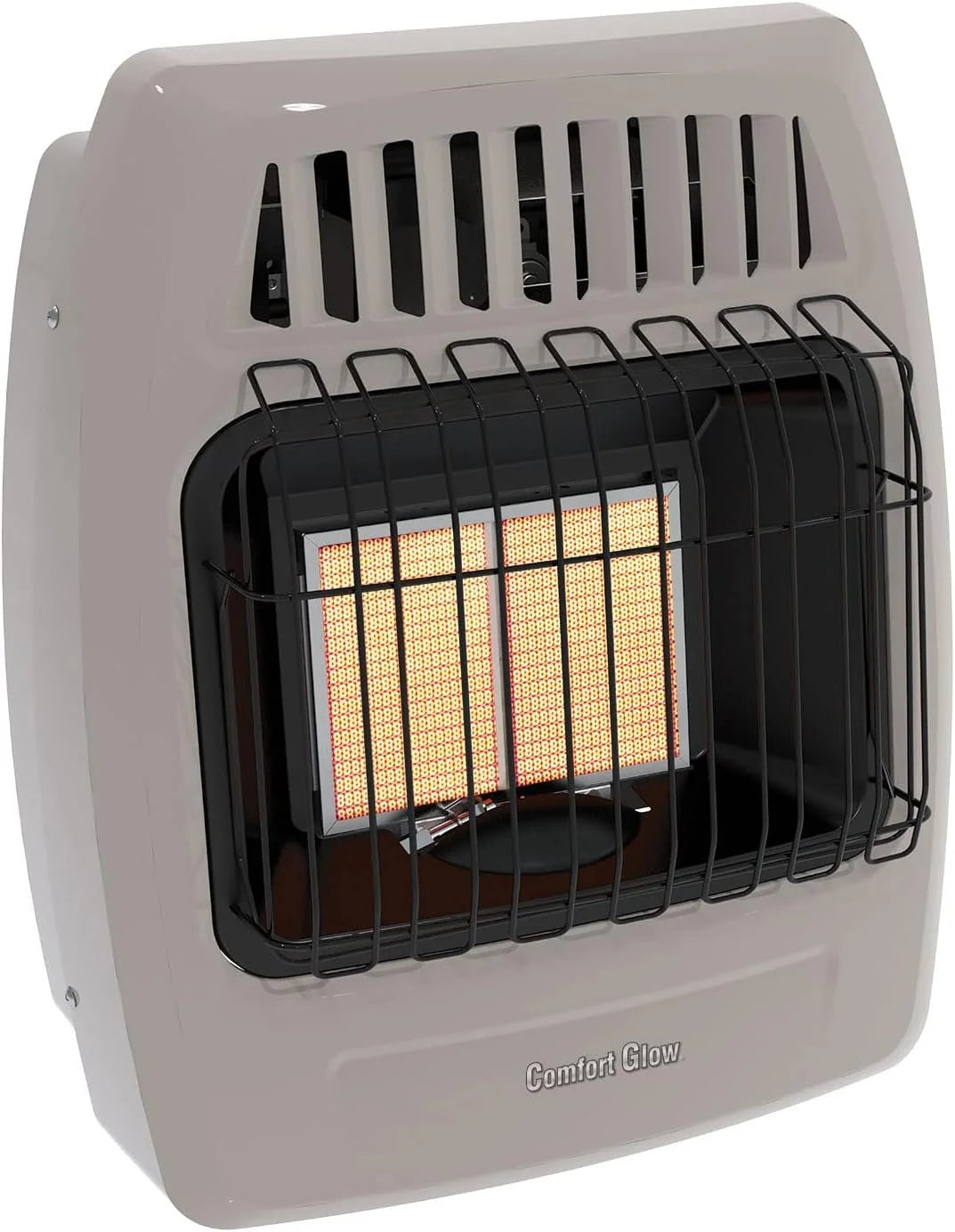 WORLD MKTG OF AMERICA/IMPORT KWN211 2 Plaque 12000 BTU Gas Wall Heater,Gray