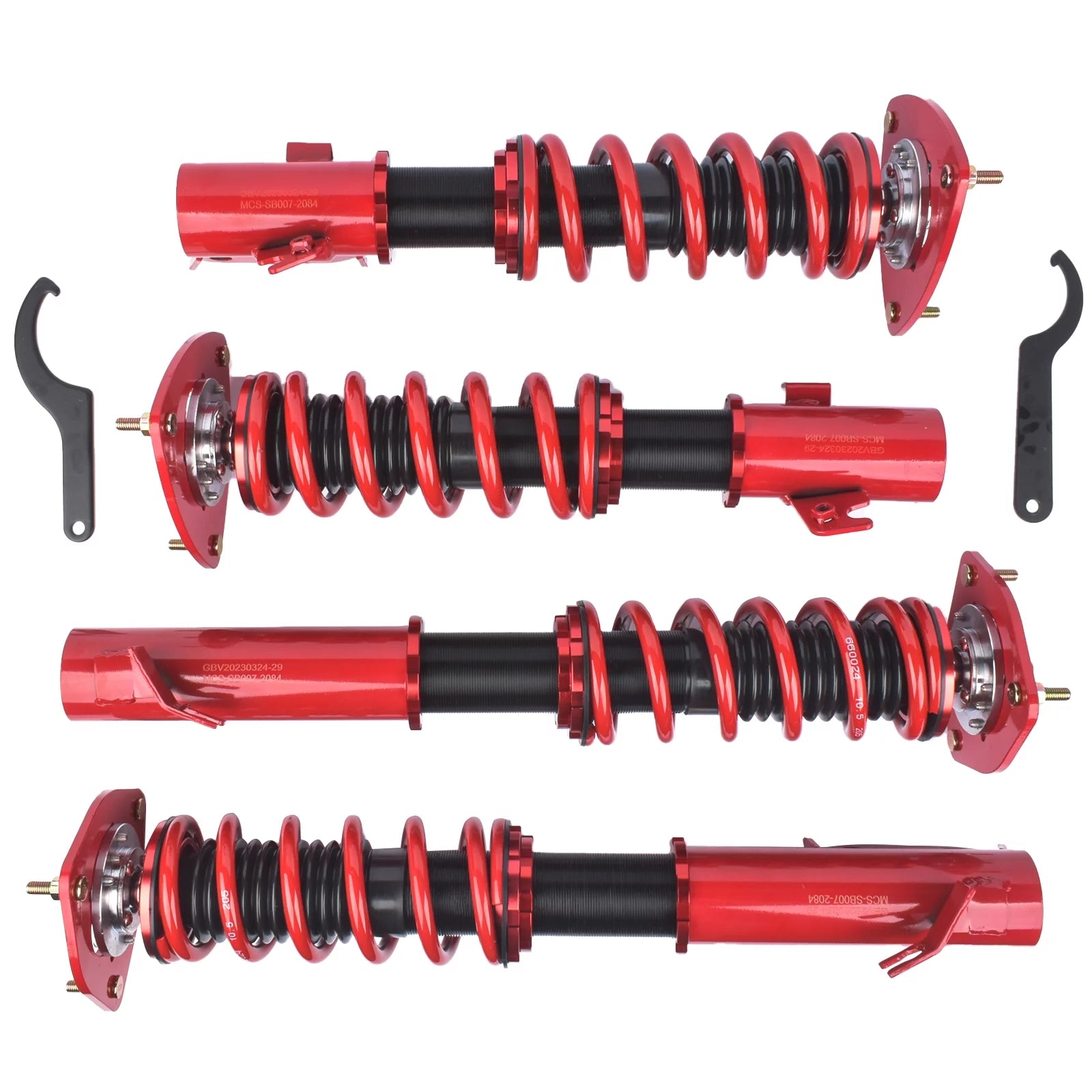 GELUOXI Coilover Spring and Shock Assembly for Saab 9-2X Subaru Legacy Impreza Sedan 2002-2007 4Pcs