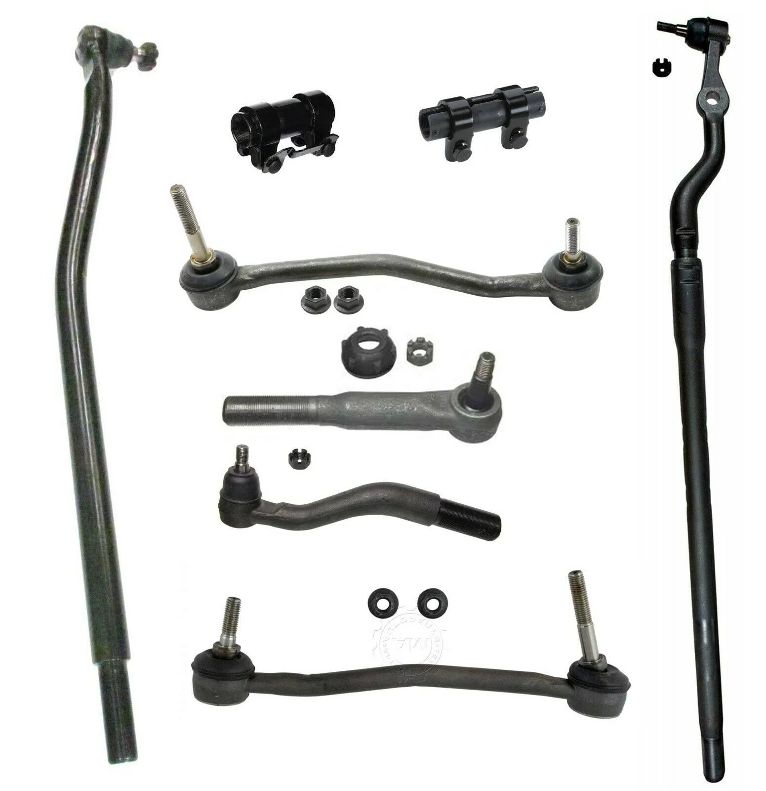 8 Pc Kit Inner & Outer Tie Rod End Sway Bar Link Adjusting Sleeve 4WD Only Fits select: 2002-2004 FORD F250 SUPER DUTY
