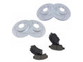 Front and Rear Brake Pad and Rotor Kit - Compatible with 2006 - 2013 Mazda 6 2007 2008 2009 2010 2011 2012
