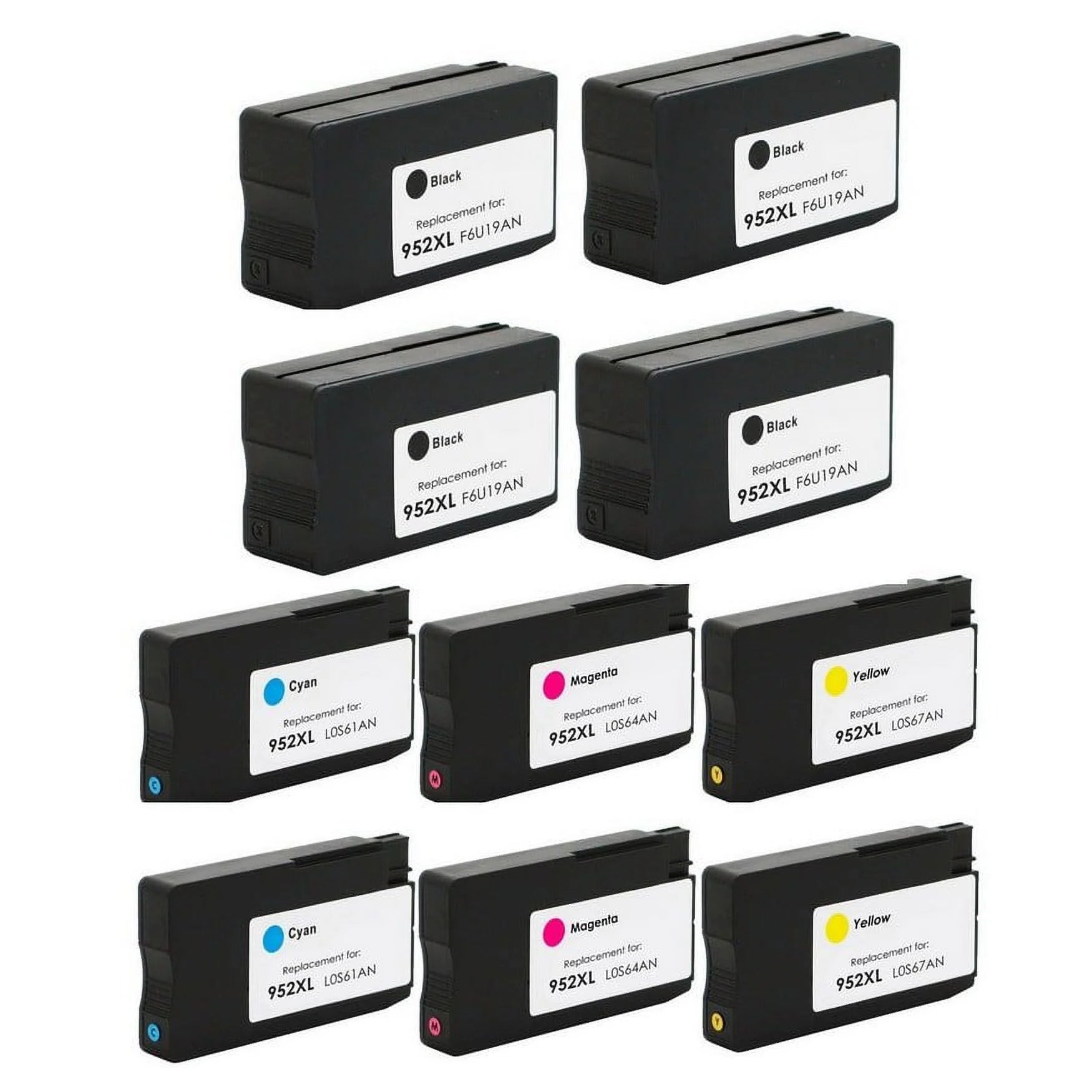 PrinterDash Remanufactured Replacement for HEWF6U14B2CMY - MultiColor Combo Pack