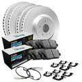 R1 Concepts WH R1 Concepts Carbon Coated Disc Brake Rotor Set with Euro Ceramic Pads/ Sensor/ and Hardware - WDTS2-12608