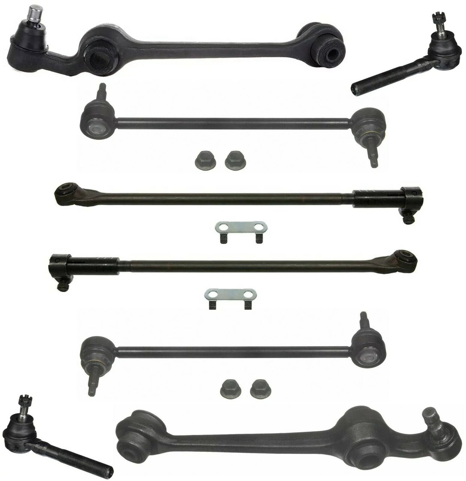 8 Pc Kit Sway Bar / Stabilizer Links Control Arm Tie Rod Ends Complete Suspension Fits select: 1999-2004 CHRYSLER 300M, 1999-2001 CHRYSLER LHS