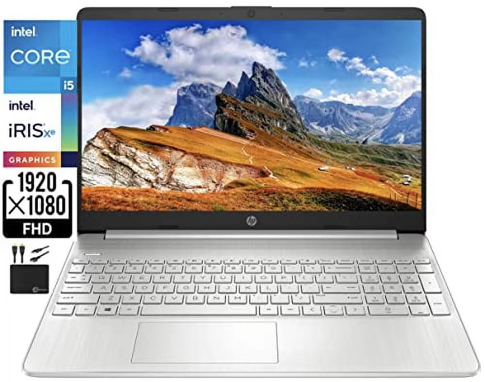HP 2023 Newest 15.6¡¯¡¯ FHD Screen Laptop, Quad Core Intel i5-1135G7 (Beat i7-1065G7,Upto 4.2GHz), Iris Xe Graphics, 16GB RAM, 1TB SSD, HD Webcam, WiFi 6, 9+ Hours Battery, Winows 11+Marxsolcables