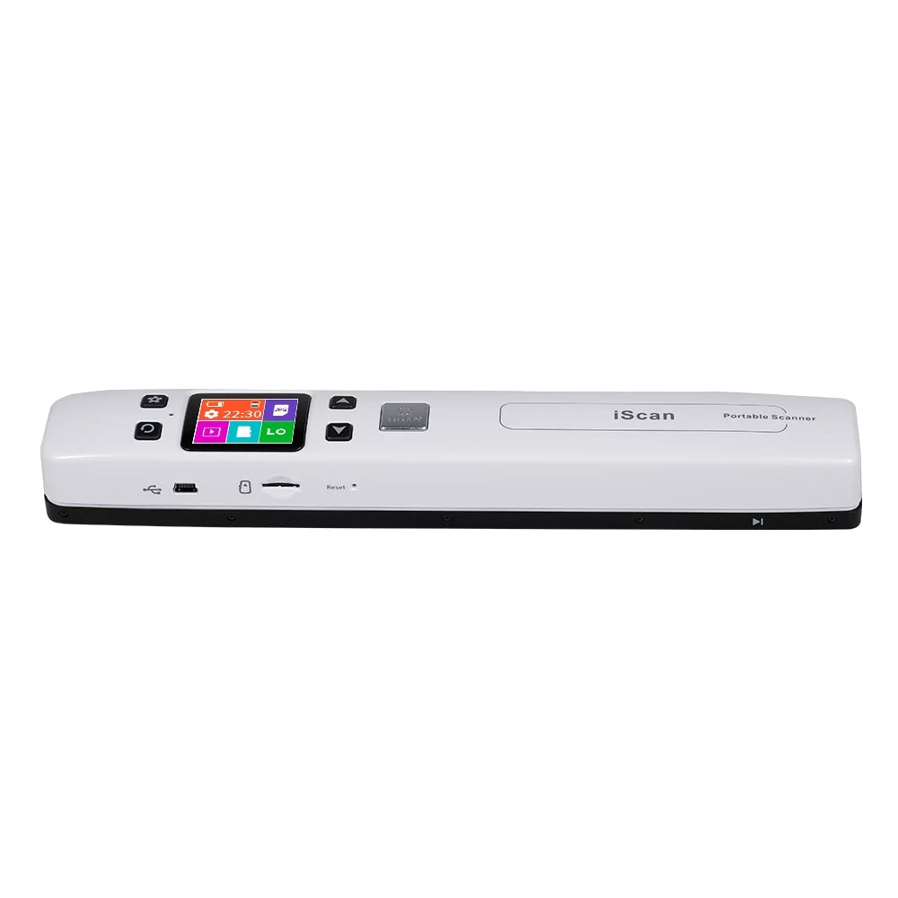 Compact iScan Portable Scanner JPEG and PDF Scanning Max. 32GB TF Card