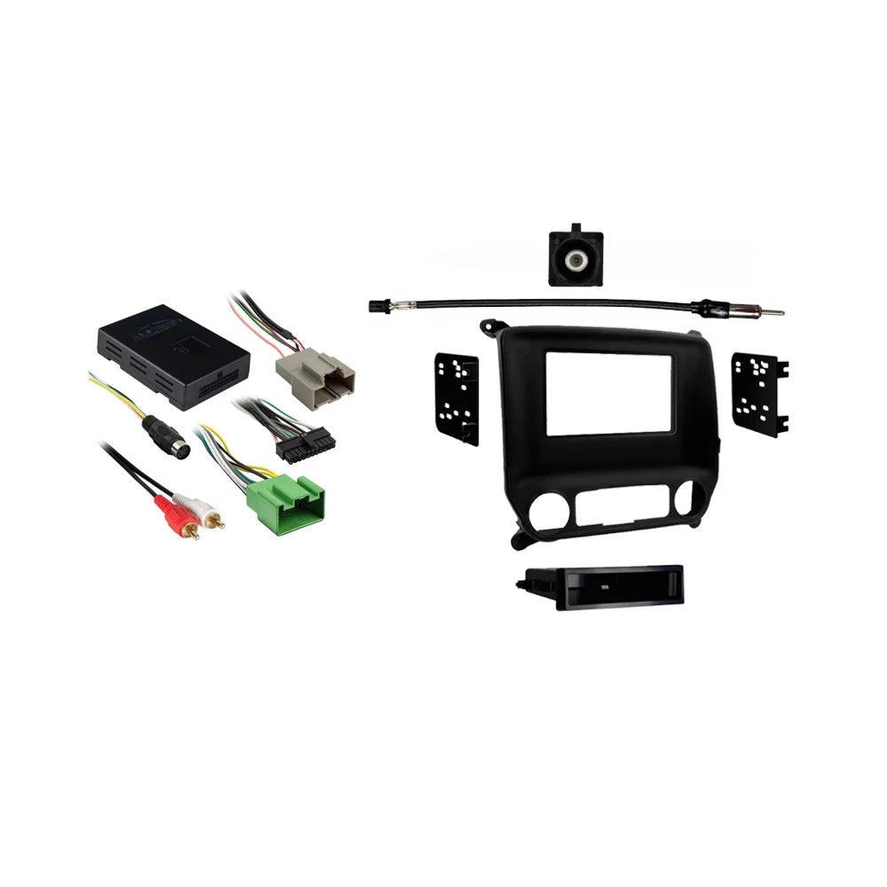 Fits Chevy Silverado 2500HD/3500HD 2015 Stereo Harness Radio Install Dash Kit